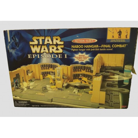 Micro Machines - Star Wars - Naboo Hangar Final Combat Galoob Hasbro - Episode 1