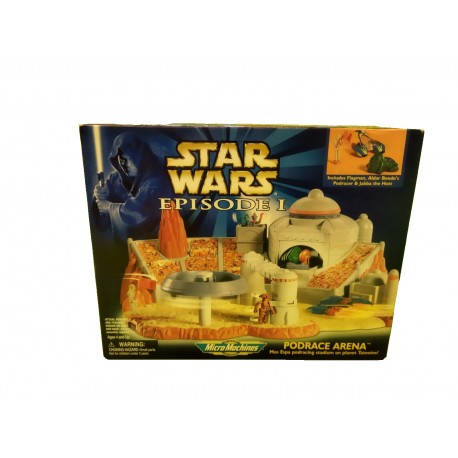 Micro Machines Star Wars - Podrace Arena - Galoob Hasbro - Episode 1 *