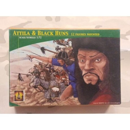 Attila and Black Huns Plastic figures 1:72 Soldatini Lucky Toys