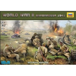 WWII Barbarossa '41 + Exp. Danube Zvezda Art of Tactic Wargame + esp.  6134+6177