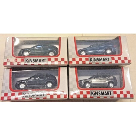 BMW X5 - set di 4 mod. - pullback  1/64 ca (diecast-metal) Kinsmart