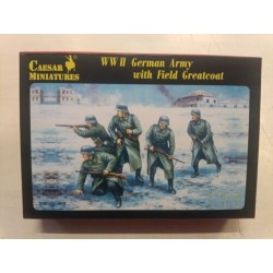 WWII German Army w Field Greatcoat Toy Soldiers 1/72 Caesar Miniatures - H069