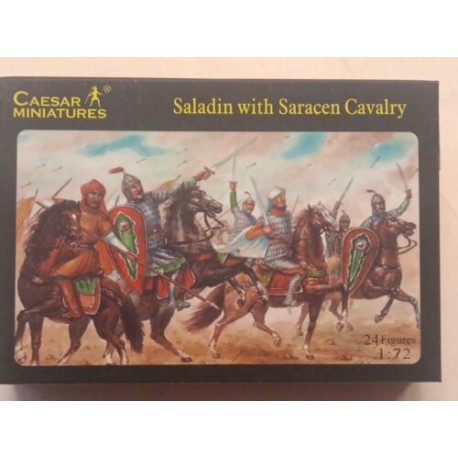 Saladin with Saracen Cavalry (Crusades) Soldatini 1/72 Caesar Miniatures - H018