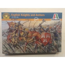 English Knights & Archers 100 Years War Soldiers Figures 1/72 N°6027 Italeri