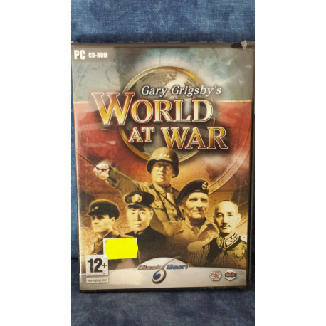 World at War Pc Cd Rom WINDOWS XP Black Bean