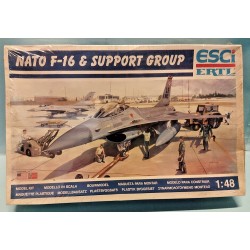 Nato F-16 & Support Group - Plastic Model Kit -4076 - Esci - 1/48 Vintage