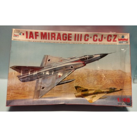 IAF Mirage III C/CJ/CZ - Plastic Model Kit -4027 - Esci - 1/48 Vintage