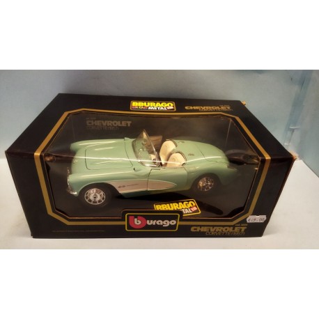 Chevrolet  Corvette 1957 Scala 1:18 Made in Italy Cod 3024 Burago BBurago