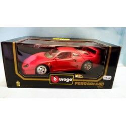 Ferrari F40 1987 (Rossa) 1/18 cod. 3032 Metal Model Bburago Burago