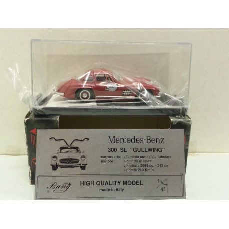 Mercedes Benz 300SL Gullwing 101 021 Die Cast Model 1/43 Bang