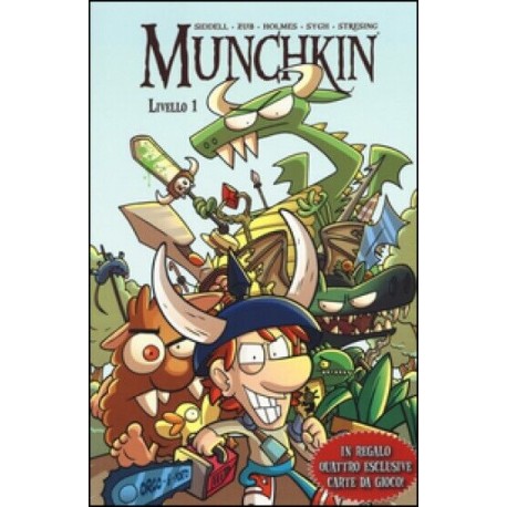 Munchkin Fumetto Livello 1 Espansione Gioco in Italiano Raven