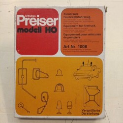 Equipment for Firetruck - art.1008 Model Plastic H0 Preiser