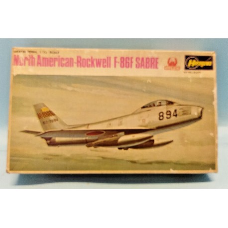 NA Rockwell F-86F Sabre - Plastic Model kit  1/72 Airplane Hasegawa JS015