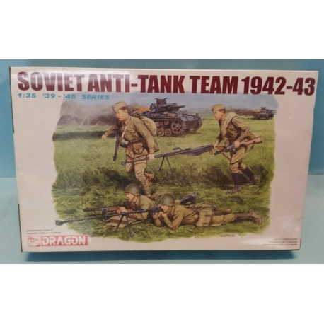 Soviet Anti Tank Team 1942-43 Figures Soldiers  1/35 N°6049 Dragon