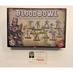 BLOOD BOWL NAGGAROTH NIGHTMARES DARK ELF TEAM 200-54 - GAMES WORKSHOP GW NUOVA