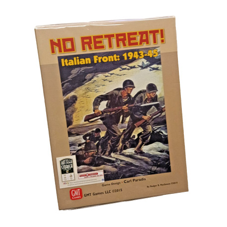 NO RETREAT: ITALIAN FRONT 43-45 - Wargame - English - GMT Games NUOVO