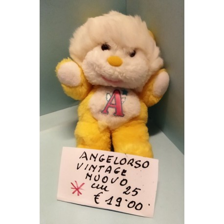 Angelorso Giallo -  ORIGINALE - peluche cm.25 Nuovo - Vintage '70 '80