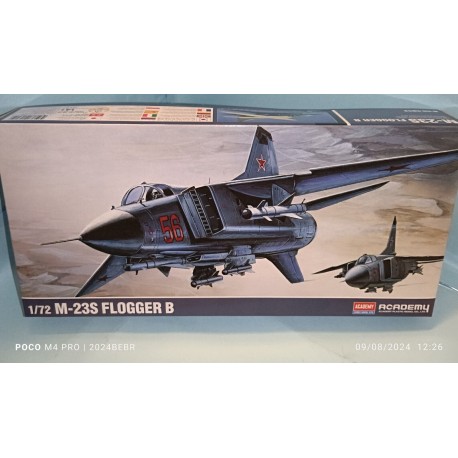 Mig 23 Flogger B - Plastic Model Kit 1/72 Academy - 12445