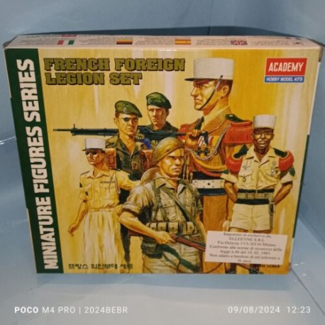 French Foreign Legion  1/35 Plastic Military Figures Soldatini Academy n.1381