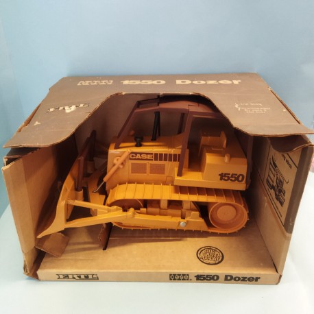 Bulldozer Case 1550 marca ERTL - Metallo con cingoli in gomma Vintage