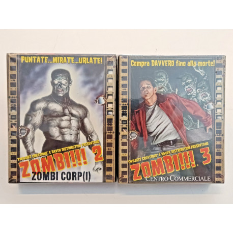 Zombi!!! 2 e 3 Lotto Espansioni Gioco Tavolo Italiano Raven NUOVI (fuori prod.)