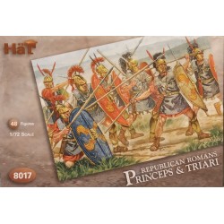 Republican Romans Princeps - Figures 48 Soldiers 1/72 Cod 8017 Hat Soldatini