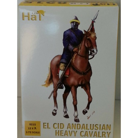 El Cid Andalusian Heavy Cavalry 12 Figures Soldiers  Hat 1/72 N°8215