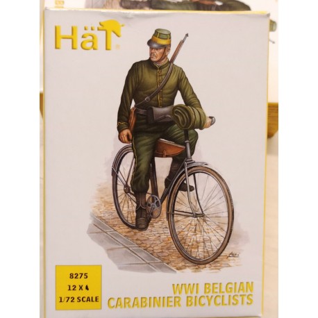 WWI Belgian Carabinier Bicyclists Figures Soldiers  1/72 Cod 8275 Hat