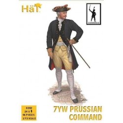 Prussian Command 7 Years War 8282 plastic figures 1:72 Hat Soldatini