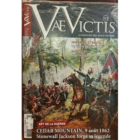 Vae Victis n.153 Cedar Mountain - Rivista in francese con pedine e mappa Wargame