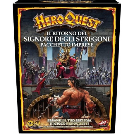 HeroQuest Il Ritorno del Re degli Stregoni Pack Gioco in Italiano Avalon Hill