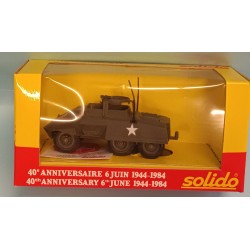 US Automitrailleuse M20 Die Cast Model 1/50 40 Anniversaire 6 Juin 44-84 Solido