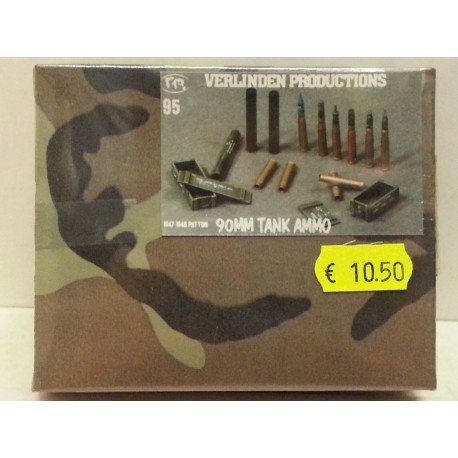 90 MM Tank Ammo Pezzi Accessori Modellismo Scala 1/35 Cod 95 Verlinden