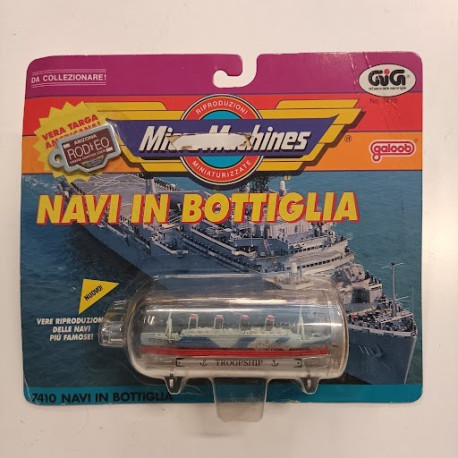 MICRO MACHINES GiG (1990) - NAVI IN BOTTIGLIA: "TROOP SHIP" (N. 7410)