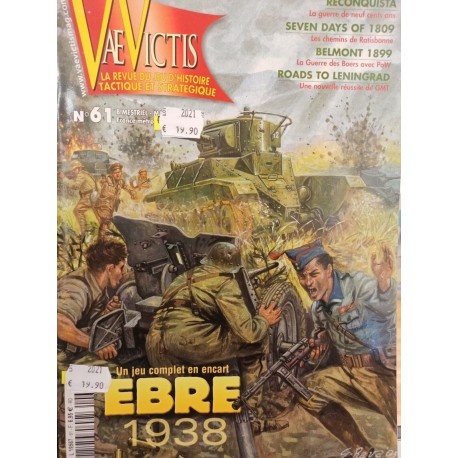 Vae Victis n.61 Ebre 1938 - Rivista in francese con pedine e mappa Wargame