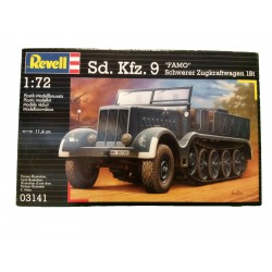 Famo Sd.Kfz.9 German WWII Tank Plastic Model Kit 1/72 Revell 03141