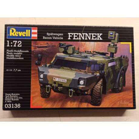 Fennek Modern German Vehicle Tank Plastic Model Kit 1/72 Revell 03136