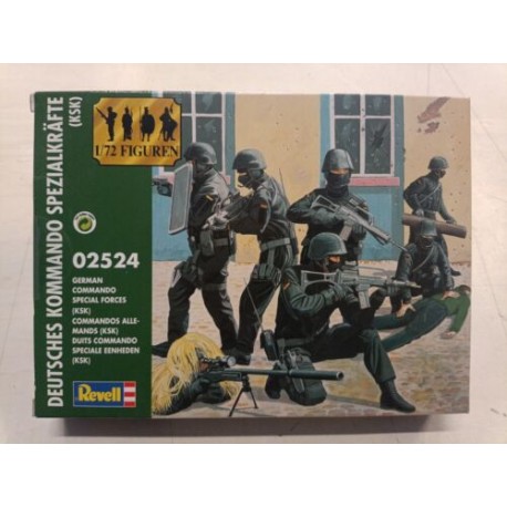 Modern German Commandos KSK - Revell art.02524 - Plastic figures 1/72 Soldatini