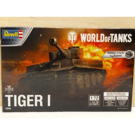 Tiger I World of Tanks Model Kit Scala 1:72  N 03508 Revell