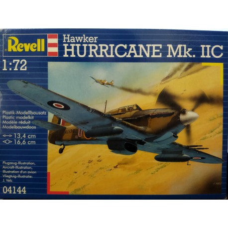 Hurricane MkIIC - Airplane plastic kit 1:72 - Revell - 04144