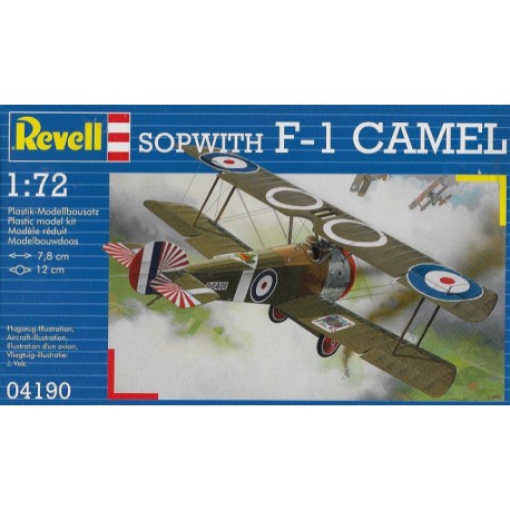 Sopwith Camel F1 WWI Airplane - Plastic Model Kit 1/72 - Revell 04190