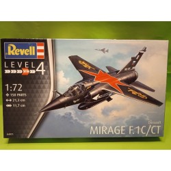 Mirage F1C CT Dassault Level 4 Revell Scala 1:72 N 04971 Plastic Model Kit Nuovo