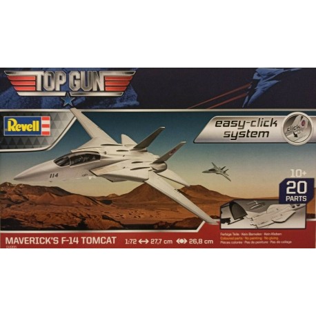 F-14 Tomcat Maverick's Top Gun Movie - Plastic Model Kit 1:72 Revell cod.4966