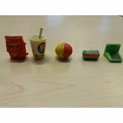 Set 5  Gomme da Collezione - Anni '80 - Vintage