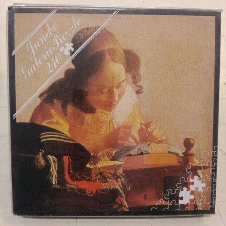 Johannes Vermeer The Lacemaker 210 pz. Jumbo Galerie Puzzle Vintage