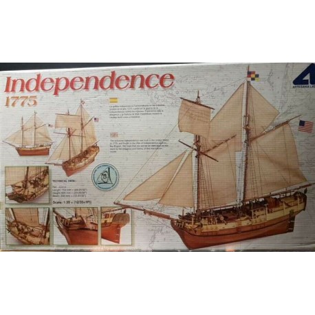 Modellismo Navale - Independence 1775 - Artesania Latina- Model Kit -1:35