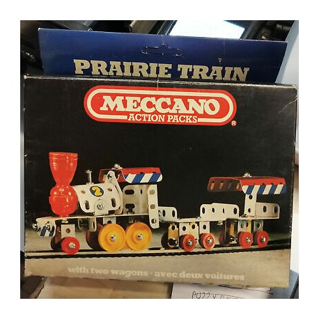 MECCANO - ACTION PACKS - Prairie Train - Made in France -VINTAGE -0-86205