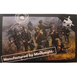 German Army Sturmpionier WW2  1:72 Figures - Miniknight Caesar  (20 pcs) HB08