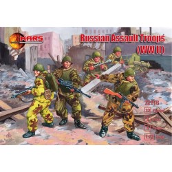 Russian Assault Troops WW2 - Mars 72116 Plastic figures 1/72 Soldatini