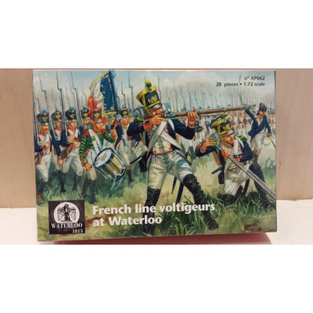 French Line Voltigeurs at Waterloo 28 Figures Soldiers Waterloo 1815 1/72 AP062